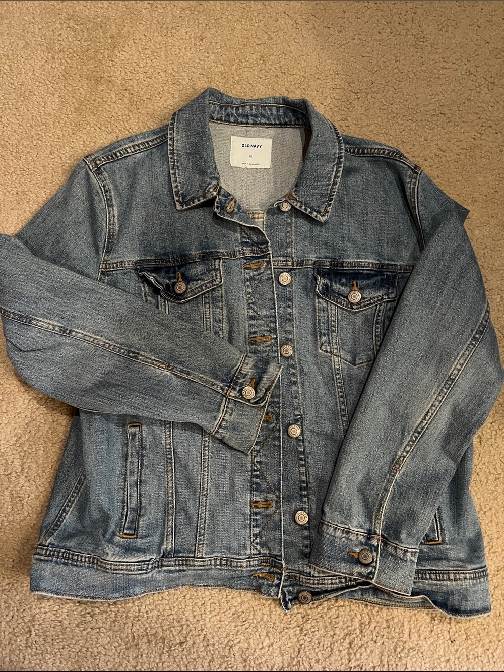 Old Navy Washed Blue Women's Denim Jacket